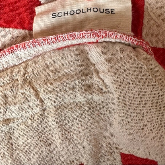Two Schoolhouse Stillwater Floral Pillow Shams Euro in Red / Magenta 100% Cotton - Picture 4 of 5